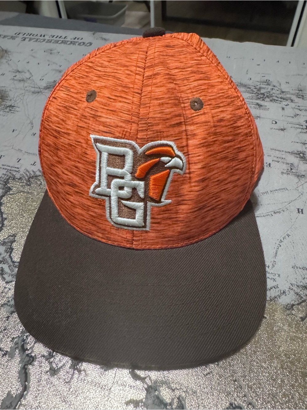 Top of the World Orange and Brown BG Falcons Logo Cap